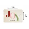 Quotes - Joy - Kerst - Feestdagen Placemat vinyl groot -specs