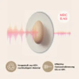 Ei - Beige - Ovaal - Egaal Akoestische PET Vilt - Rond klein -USP_DE