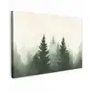 Sparren - Bomen - Groen - Beige canvas 2cm klein -z3d