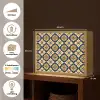 Patroon - Siertegel - Kleurrijk Light Box met batterij (Wandlamp) middel 907 -USP_websiteoverzichtNL