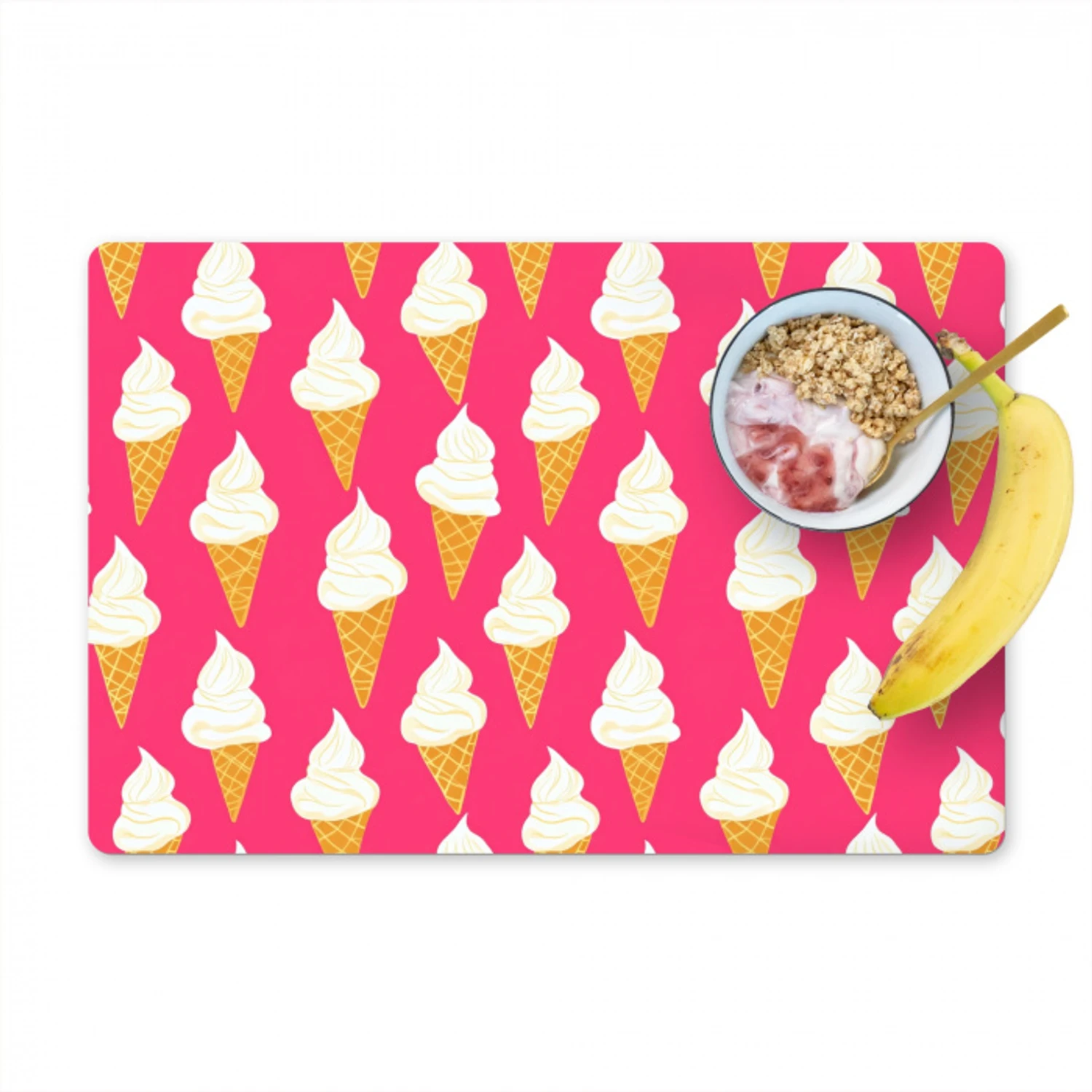 Softijs - Horentje - Roze Placemat vinyl groot 368 -zzzproduct_Kitchenyeah-website