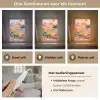 Kleurrijke bloemen - Bergen - Fantasielandschap Light Box met kabel (Tafellamp) klein -USP_lichtkleurNL