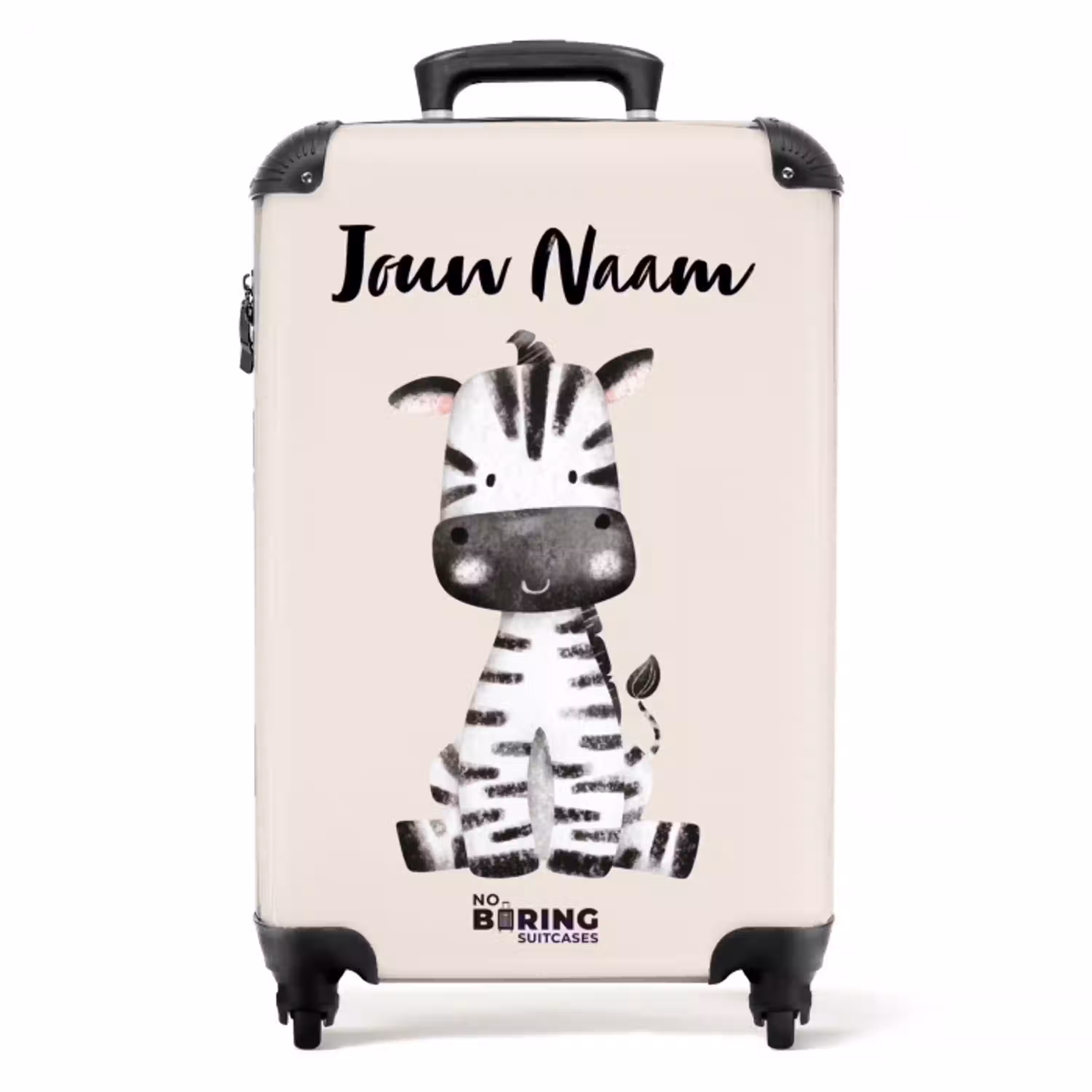 Zoë Zebra NBS - Handbagage koffer - Kinderen Unisex middel -productfoto_recht