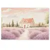 Lavendelveld - Huis - Paars Deurmat klein -zkaufland3d