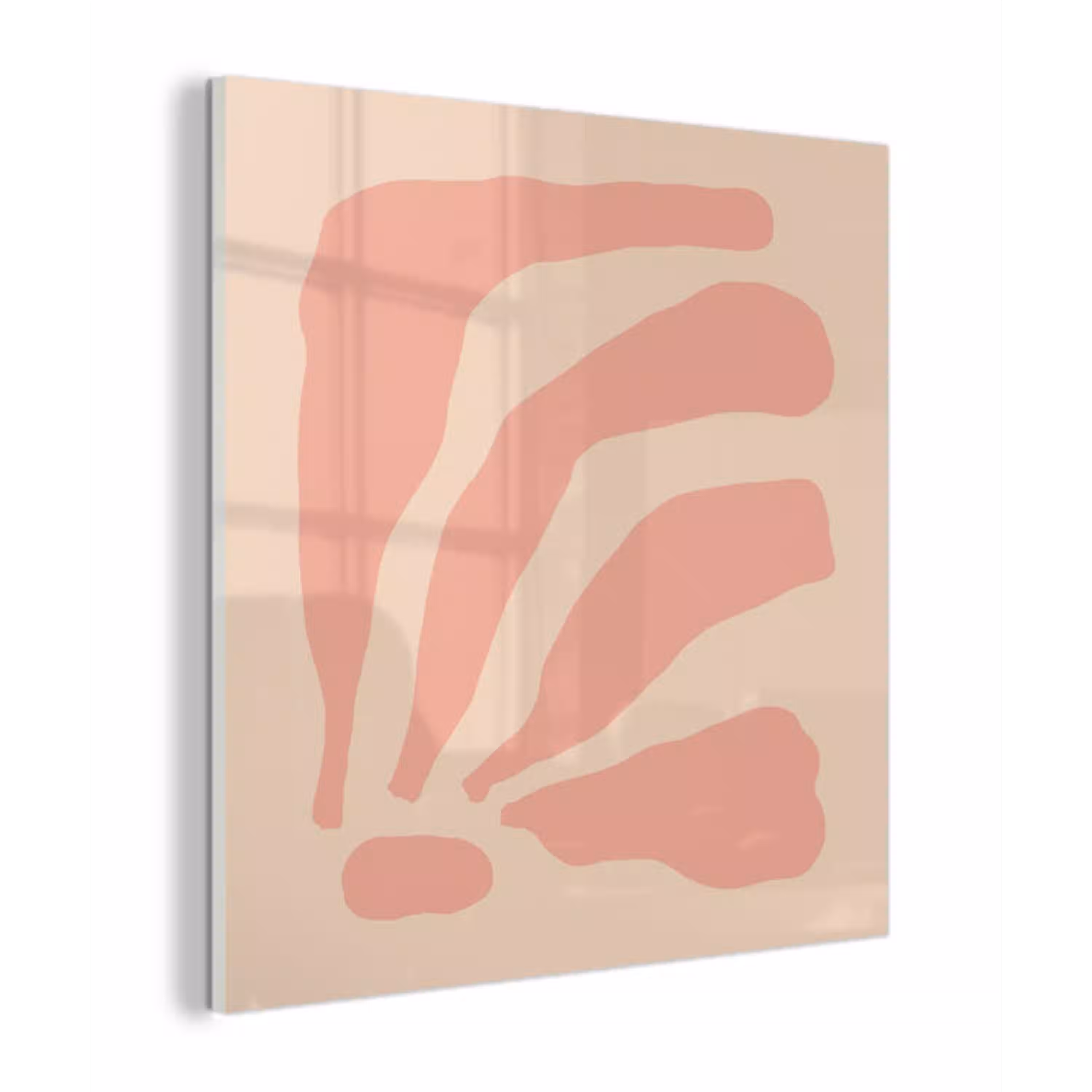 Bohemian - Roze - Pastel - Abstract plexiglas 5mm klein -z3d