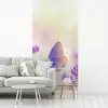 Lavendel - Vlinder - Bloemen fotobehang vinyl groot -woonkamer