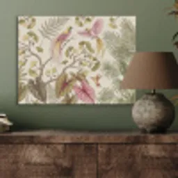 Vogels - Tropisch - Botanisch - Roze PET vilt klein -sfeer2
