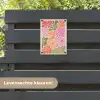Bloemvormen - Retro - Kleurrijk tuinposter los doek klein -sfeer3