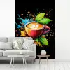 Koffie - Graffiti - Drinken - Abstract fotobehang vinyl groot -woonkamer