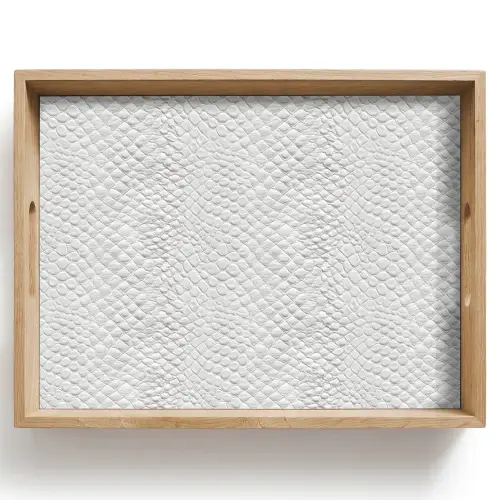 Slang - Patroon - Wit Dienblad Rechthoek middel 911 -z3d_shopping