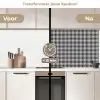 Zwart - Wit - Design - Geometrie - Patroon keuken achterwand 2 middel 871 -voor-na2_NL