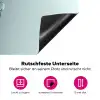Kristal - Bloemen - Grijs Inductie beschermer vinyl 3mm klein -zzzzzzz-lf-onderkant