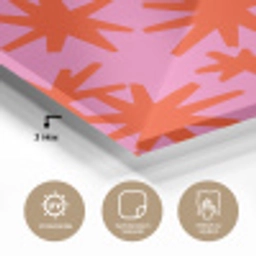 Modern - Sterren - Roze plexiglas 5mm klein 11 -wsfeer2_DE