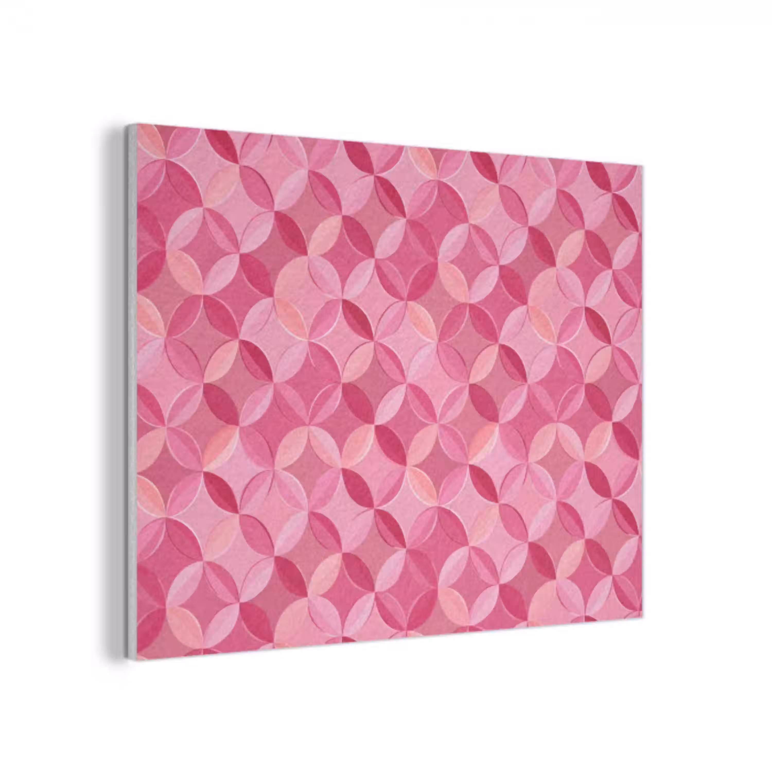 Geometrisch - Mozaïek - Modern - Roze PET vilt klein 837 -3d