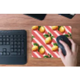 Citroen - Geïllustreerd - Oranje muismat rubber klein 262 -toetsenbord