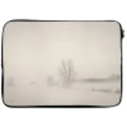 Boom - Mist - Sneeuw - Winter - Minimalistisch laptophoes neopreen klein -zkaufland3dotto