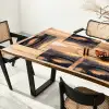 Brug - Mist - Bomen - Water Placemat vinyl groot -zzsfeer4_Kitchenyeah-website