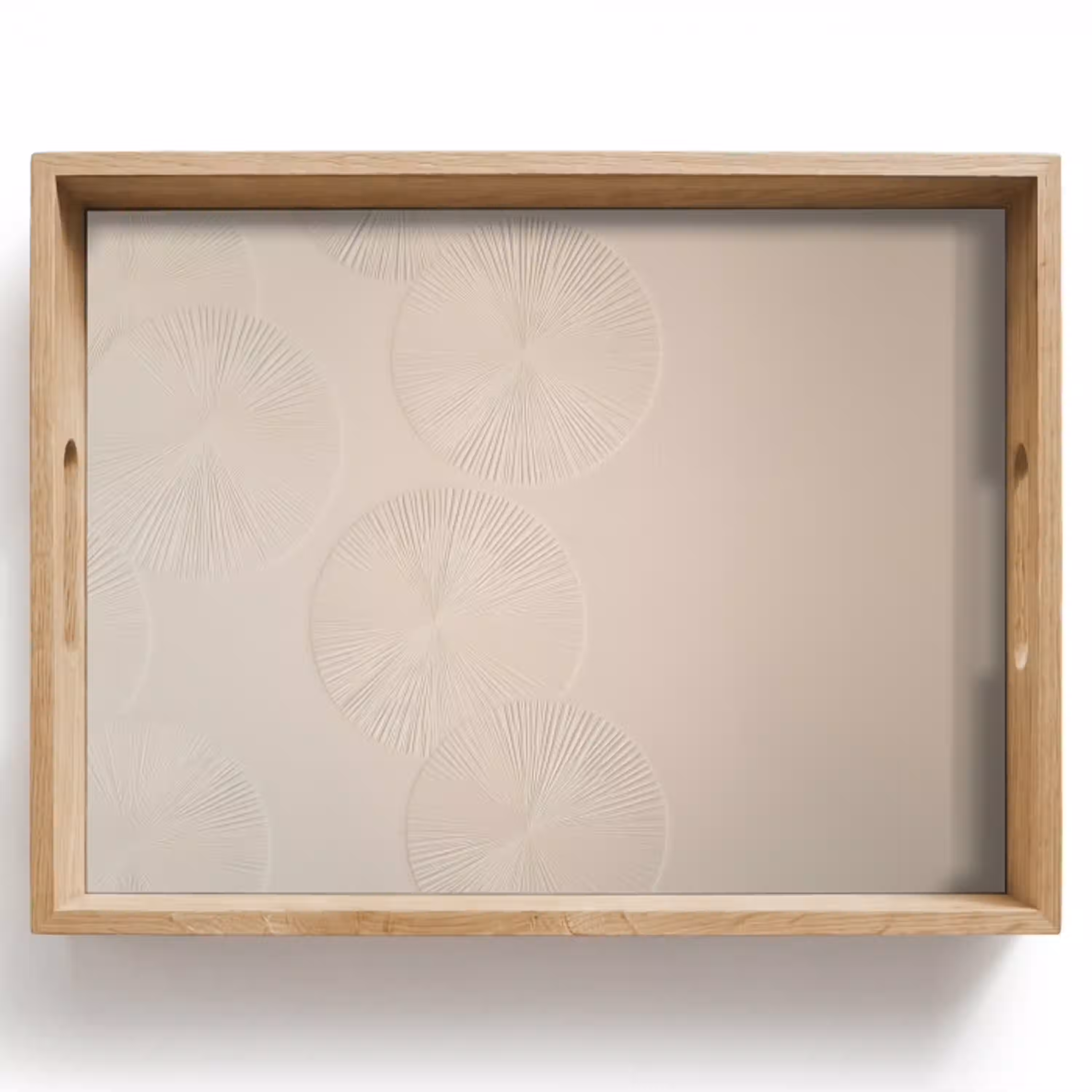 Japandi - Beige - Modern Dienblad Rechthoek middel -z3d_shopping