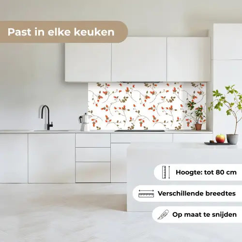 Patronen - Planten - Romantisch - Botanisch keuken achterwand 2 middel 871 -sfeer4_NL