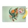 Dino - Bladeren - Grafisch - Groen Placemat vinyl groot -zzzproduct_Kitchenyeah-website