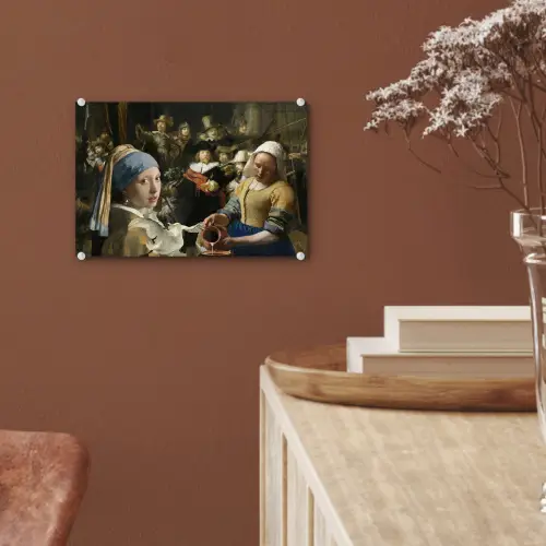 Schilderij - Oude Meesters - Zwaan plexiglas 5mm klein -sfeer5