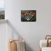 Lepels - Wit - Poeder - Kruiden tuinposter los doek klein -sfeer8