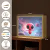 Buitenaards wezen - Rood - Planeten Light Box met batterij (Wandlamp kind) middel -USP_websiteoverzichtNL