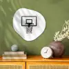 Basketbalbord - Minimalistisch - Zwart Wandcirkel Organisch Forex 3mm klein -sfeer2