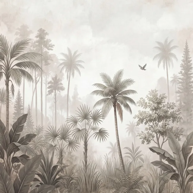 Behang - Jungle - Palmbomen - Natuur