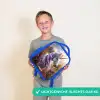 Lavendel lentehoorn Kinderrugzak - Blauw middel -sfeer1_NL