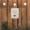 Vlees - Minimalistisch - Beige - Quote tuinposter los doek klein -sfeer1