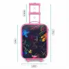Neon sporttrofee design Kinderkoffer - Roze klein -productfoto_formaten