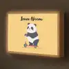 Panda - Step - Geel Light Box met batterij (Wandlamp kind) middel -z3d_website