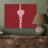 Love - Rood - Blokletters PET vilt klein -sfeer2