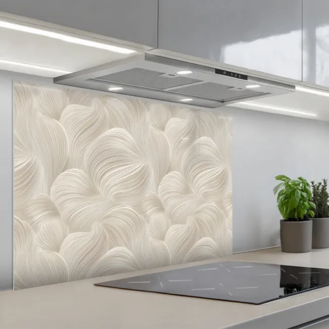 Paraschizzi cucina - Linee - Ventilatore - Beige
