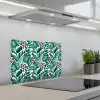 Palmblad - Panterprint - Tropical keuken achterwand spatscherm klein -3d_schuin