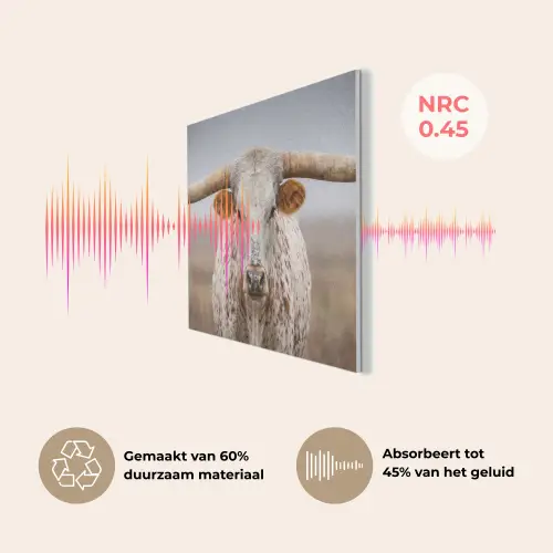 Longhorn - Grasveld - Dier PET vilt klein -USP_NL