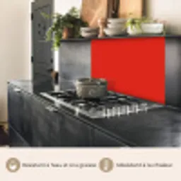 Rood - Kleur - Effen keuken achterwand 2 middel 865 -usp_FR