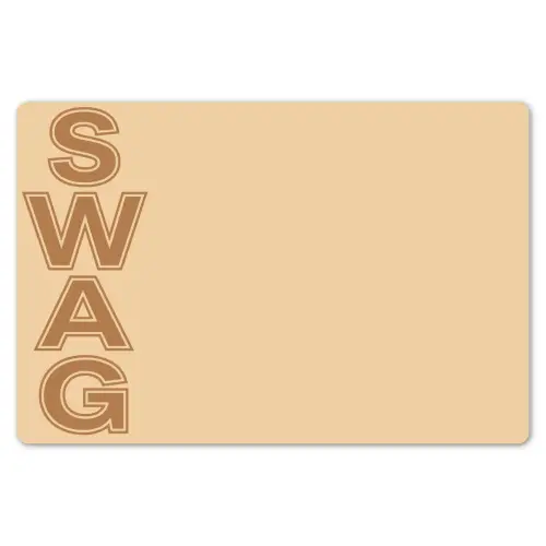 Swag - Bruin - Beige Placemat vinyl groot -zzsfeer1_Kitchenyeah-website