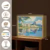 Berg - Skyline - Strand - Water Light Box met batterij (Wandlamp) middel -USP_websiteoverzichtNL