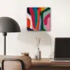 Vormen - Bochten - Kleurrijk - Abstract aluminium wit klein -sfeer5