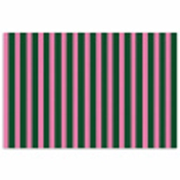 Verticale strepen - Groen - Roze poster papier klein 62 -3d