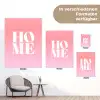Home - Letters - Groot - Roze tuinposter los doek klein -Xsfeer9_DE
