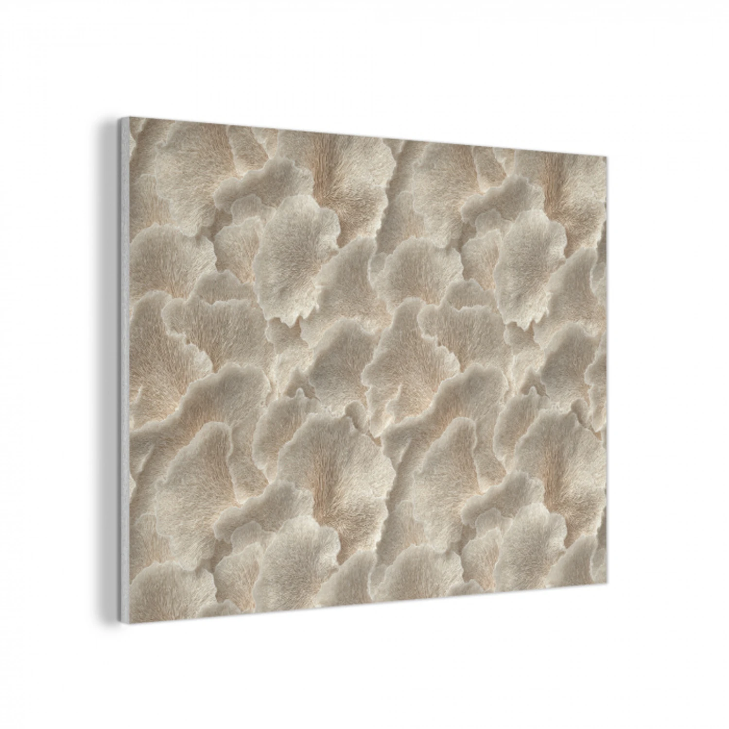 Waaierstructuren - Beige - Vezeltextuur PET vilt klein 837 -3d