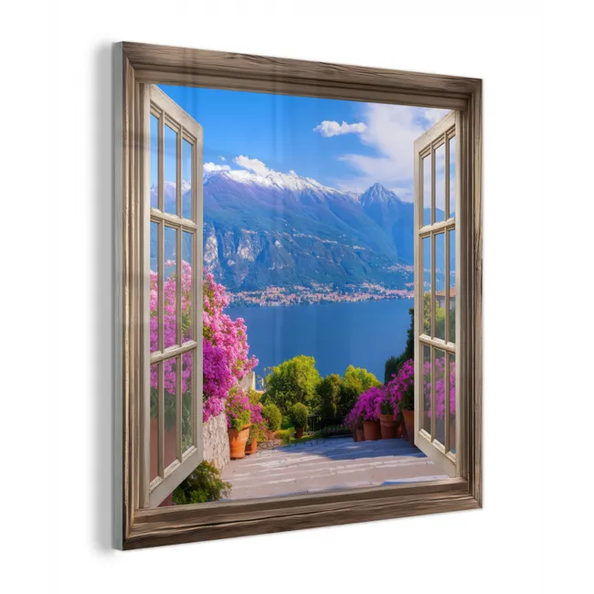 Doorkijk - Berg - Landschap - Uitzicht - Meer plexiglas 5mm klein -z3d