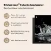 Water - Splash - Zwart Inductie beschermer vinyl 3mm middel -zzzzzzusp-haakje_NL