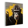 Aap - Chimpansee - Banaan - Geel - Dieren - Stropdas plexiglas 5mm klein -z3d