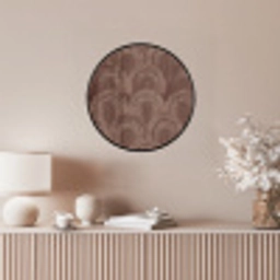 Ritmisch - Effect - Bruin Fotolijst rond zonder passe partout klein 856 -sfeer3