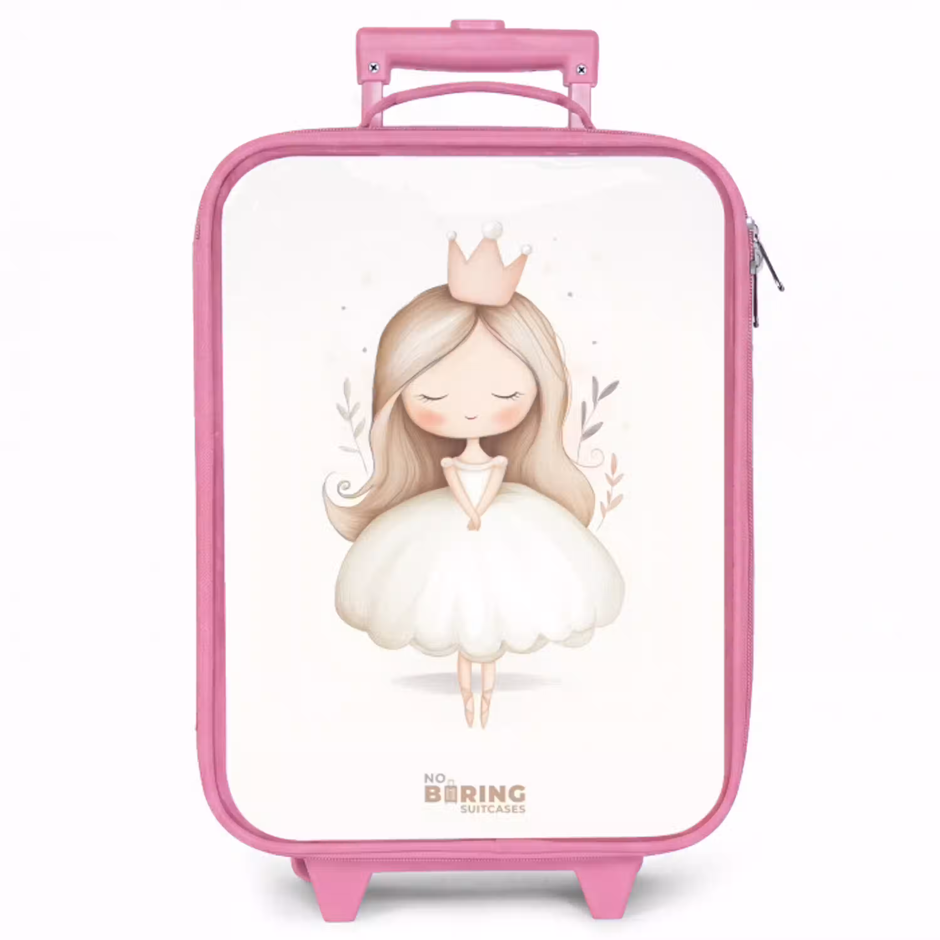 Sierlijke prinses in het wit Kinderkoffer - Roze klein -zzz_website3d