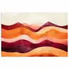 Abstract - Landschap - Golven poster papier klein -3d